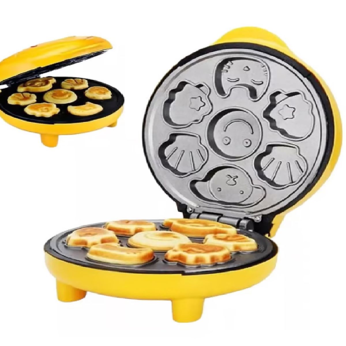 GENERICO - Mini Waflera Eléctrica Para Hot Cakes Waffles Con Lindas Formas