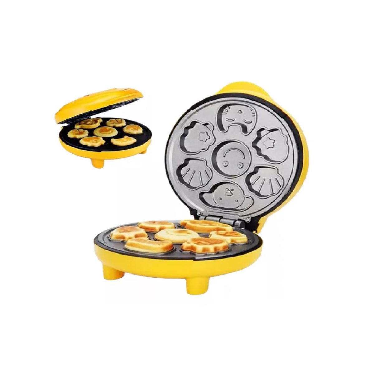 GENERICO - Mini Waflera Eléctrica Para Hot Cakes Waffles Con Lindas Formas