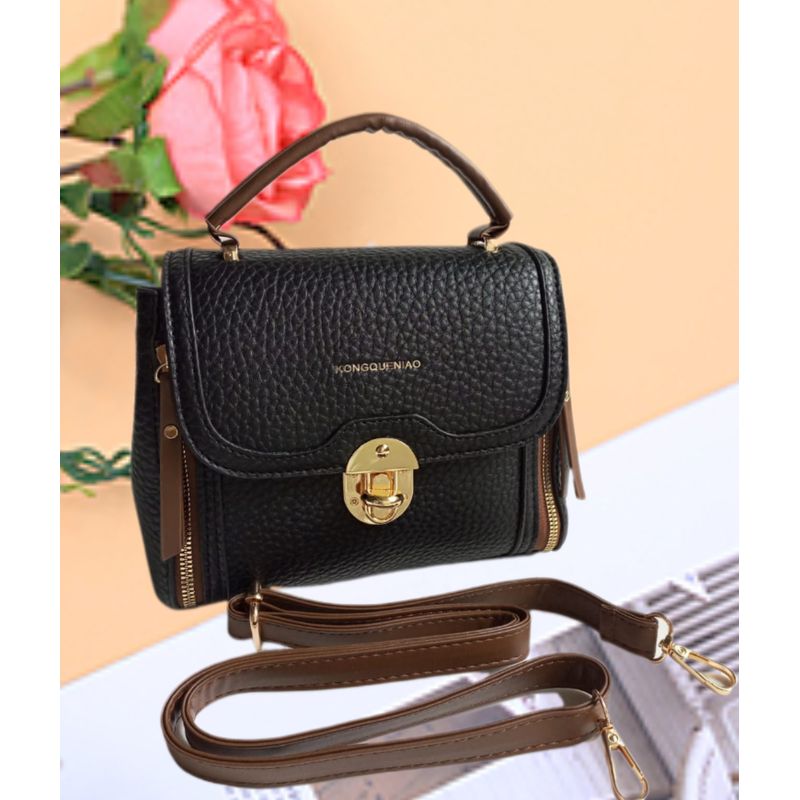 GENERICO - CROSSBODY CARTERA BOLSO DE MANO MORRAL TOTE BAG NEGRO