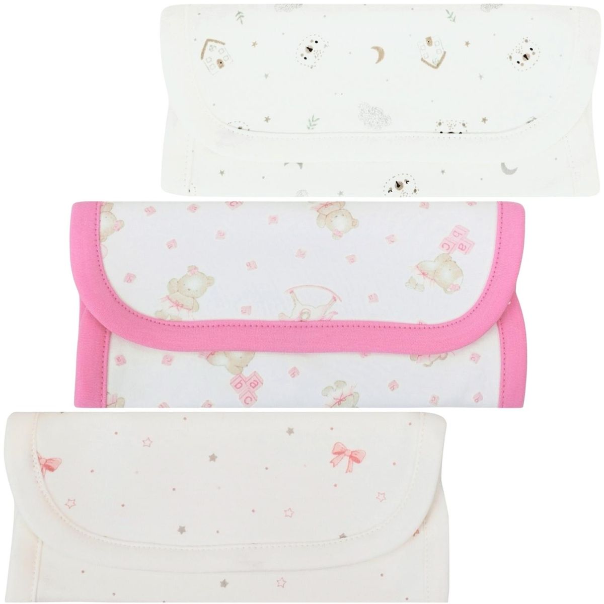 BABY MERINOS - Pack de 3 Babitas en algodón - Niña M33