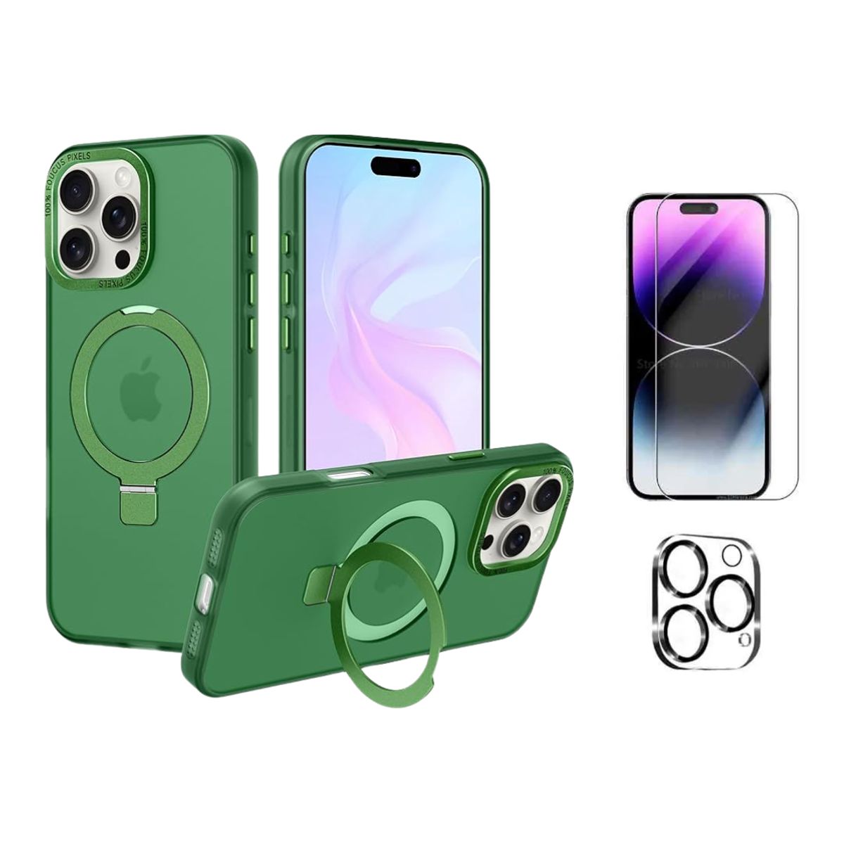 GENERICO - Funda Case Magsafe+ Glas s Camara Pantalla Para iPhone 16 pro max