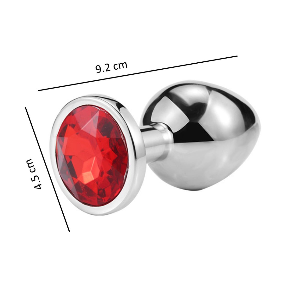 GENERICO - Plug Anal Talla L-Rojo