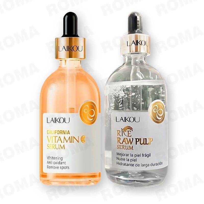 GENERICO - KIT SERUM VITAMINA C 100ML Y SERUM ARROZ 100ML