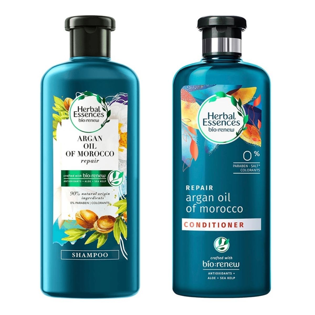HERBAL ESSENCES - Pack Shampoo + Acondicionador Argan Oil Of Morocco 400ml