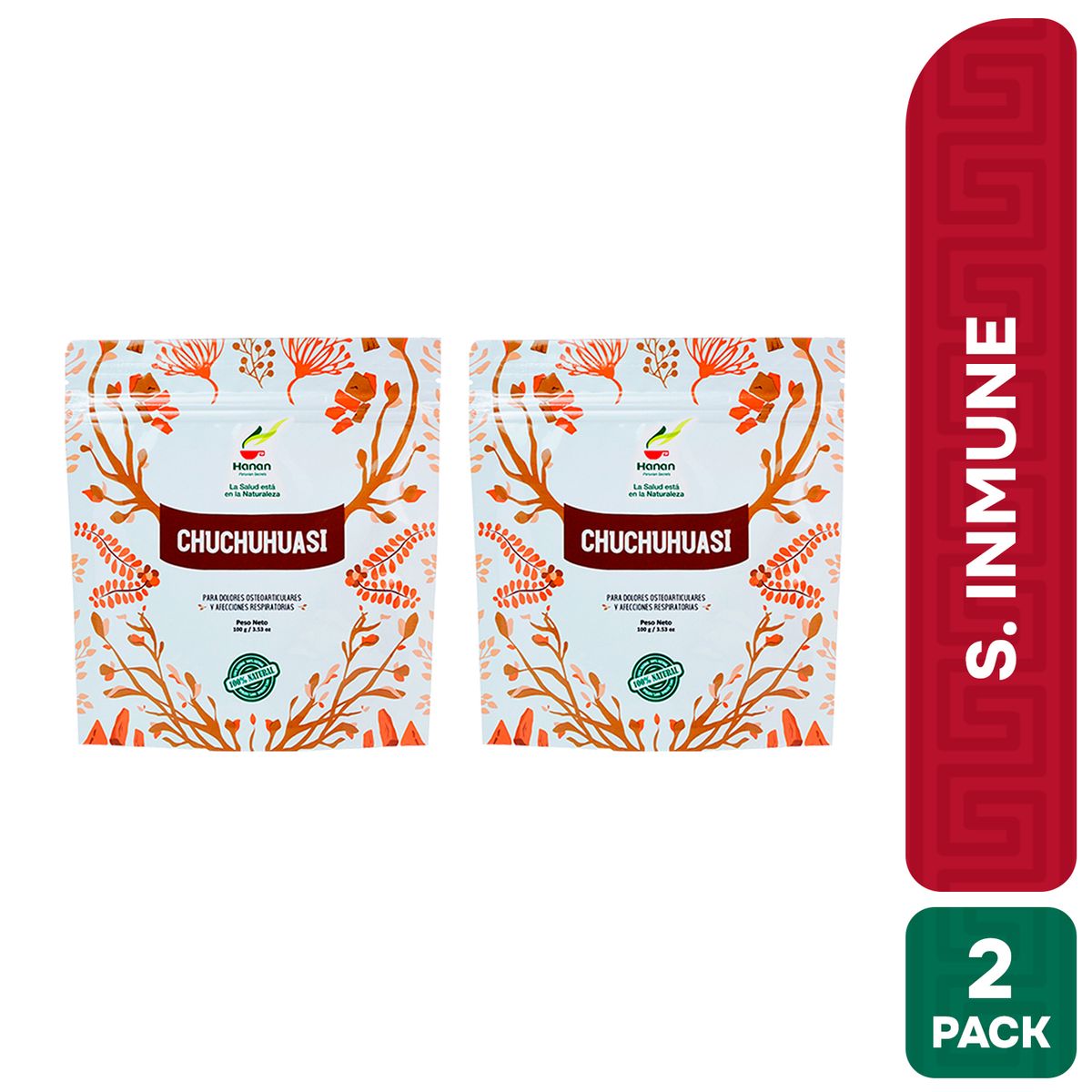 HANAN PERUVIAN SECRETS - Chuchuhuasi Infusión Hanan Duopack 100 gr