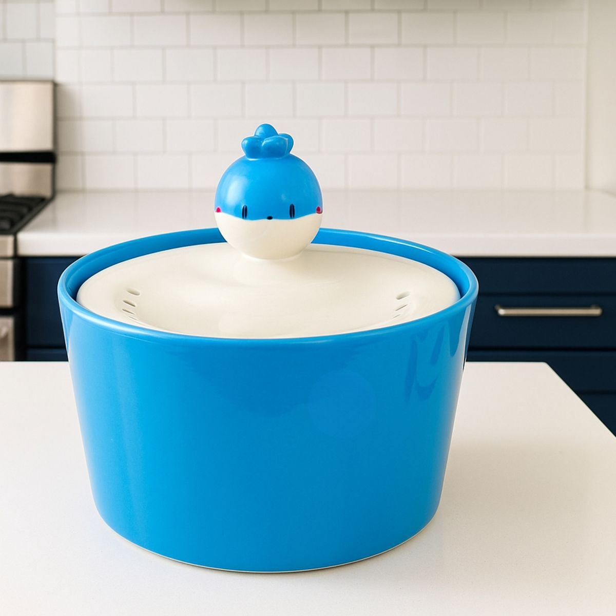 GENERICO - AquaWhale Fuente Automática de cerámica para Mascotas