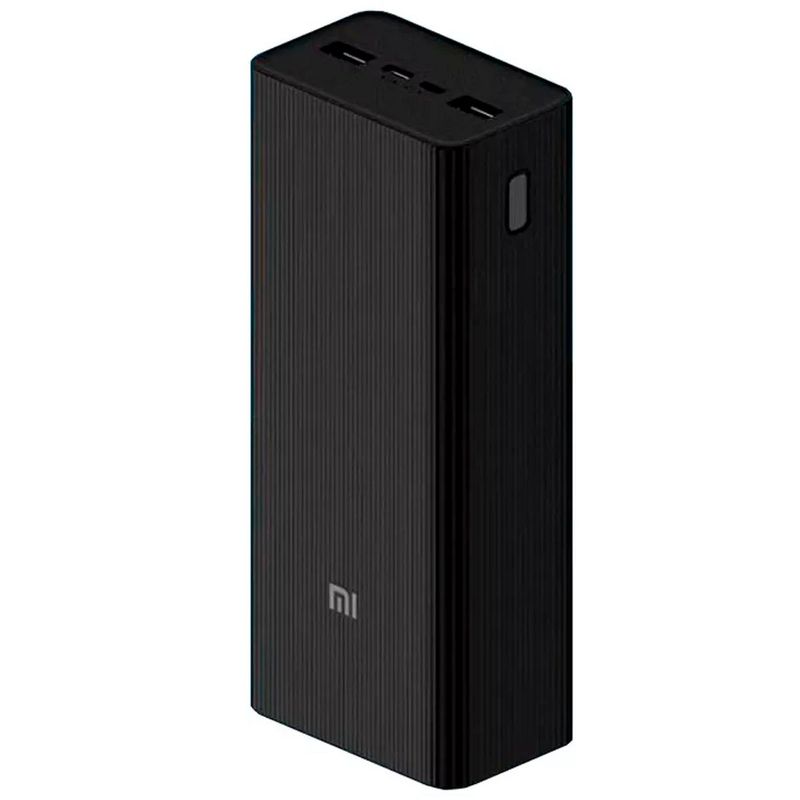 XIAOMI - Power Bank 30000 mAh Xiaomi 18W 4 Puertos de Carga - Negro