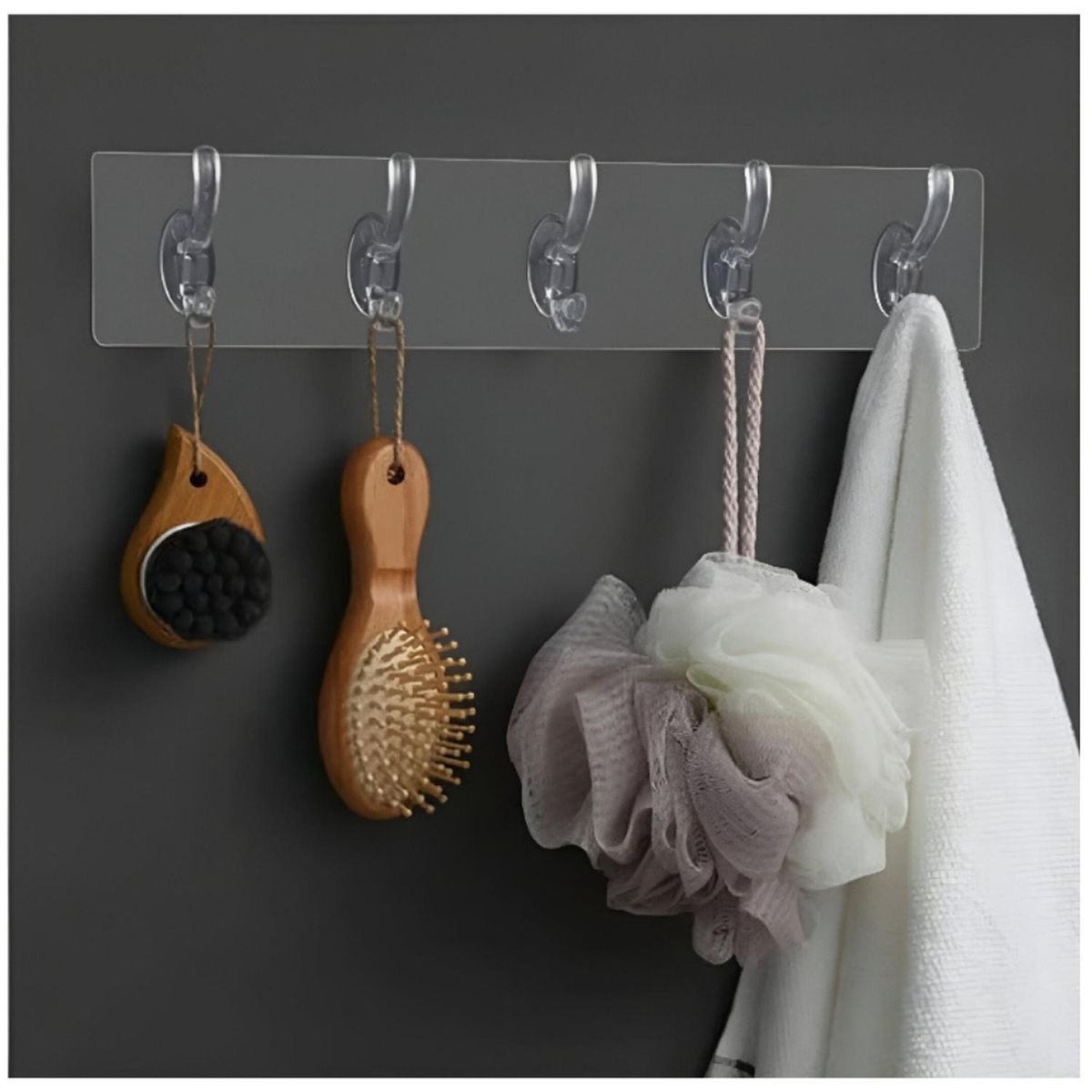 MINARI - Soporte Perchero Adhesivo Colgador para Pared PA60