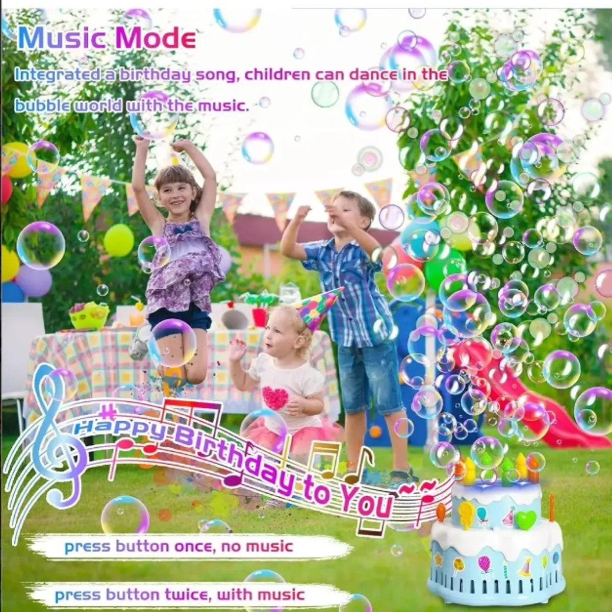 GENERICO - Juguete Torta de Burbujas Automática