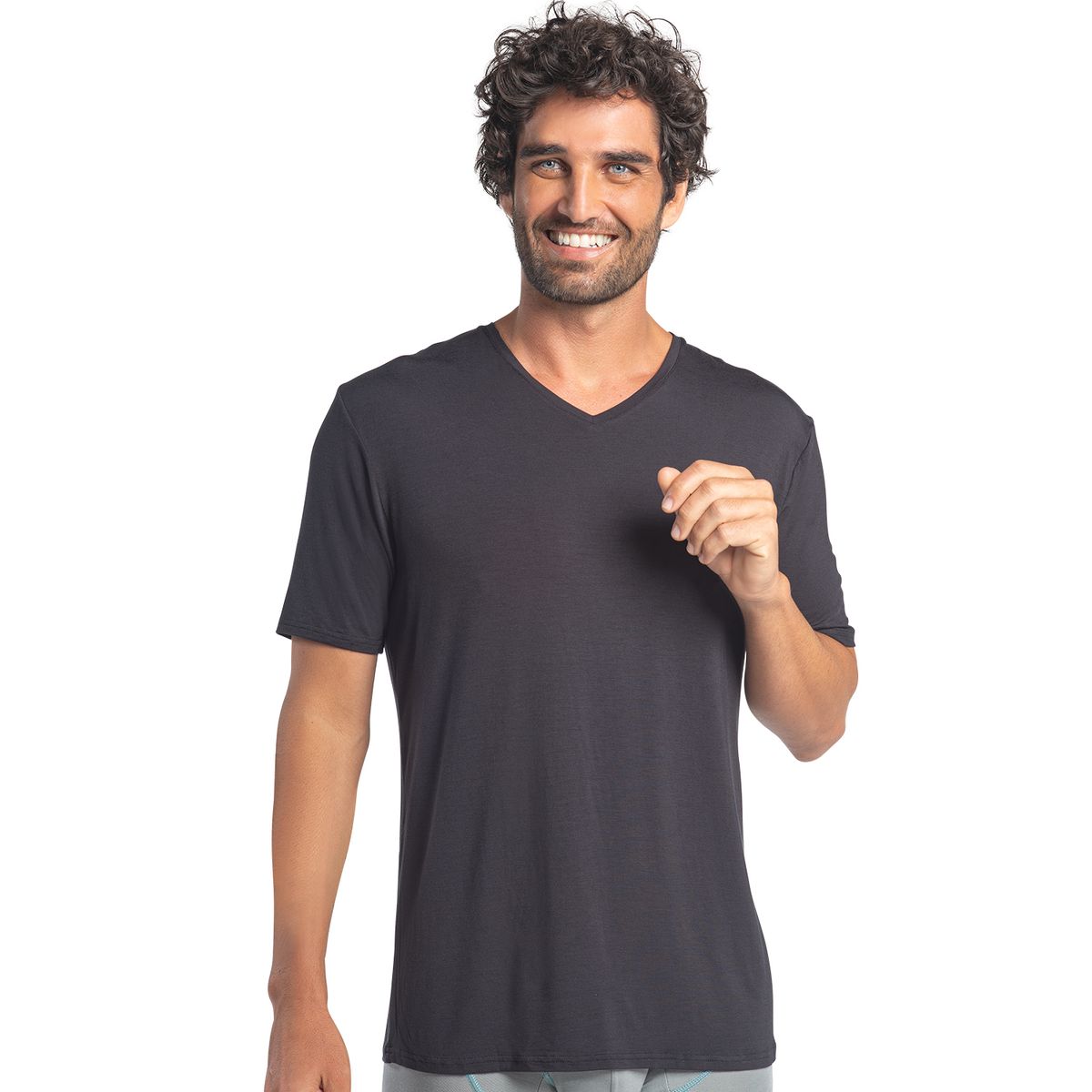 MOTA - CAMISETAS BASICAS MT443090 NEGRO