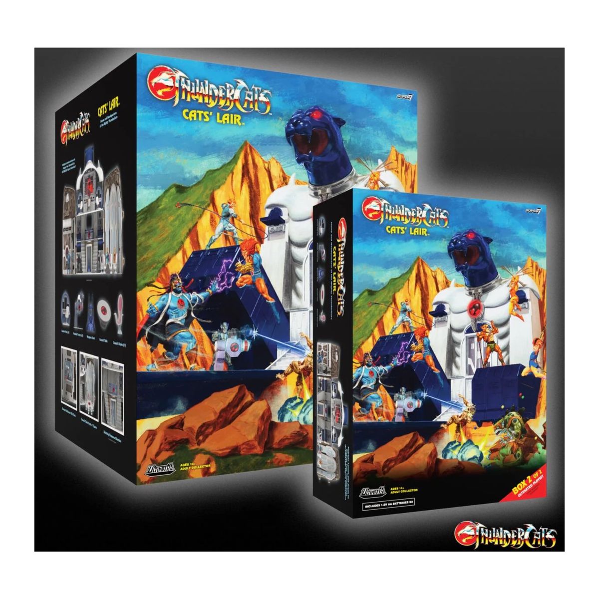 SUPER 7 - ThunderCats ULTIMATES Cats Lair Cubil Felino