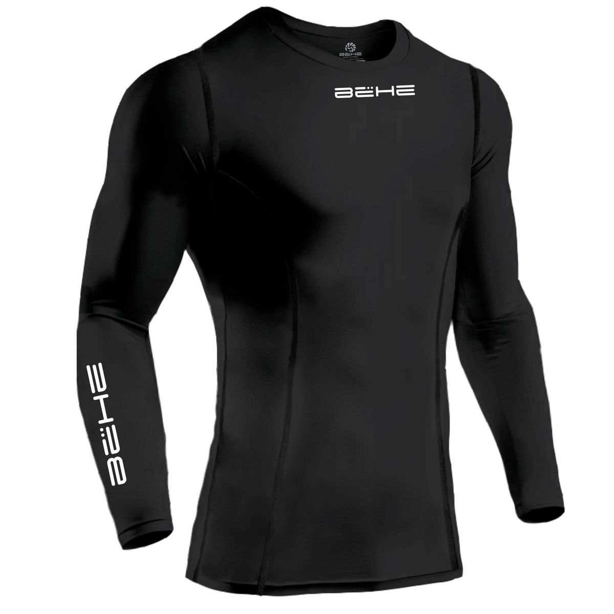 BEHE - Polo Licra Compresor Negro