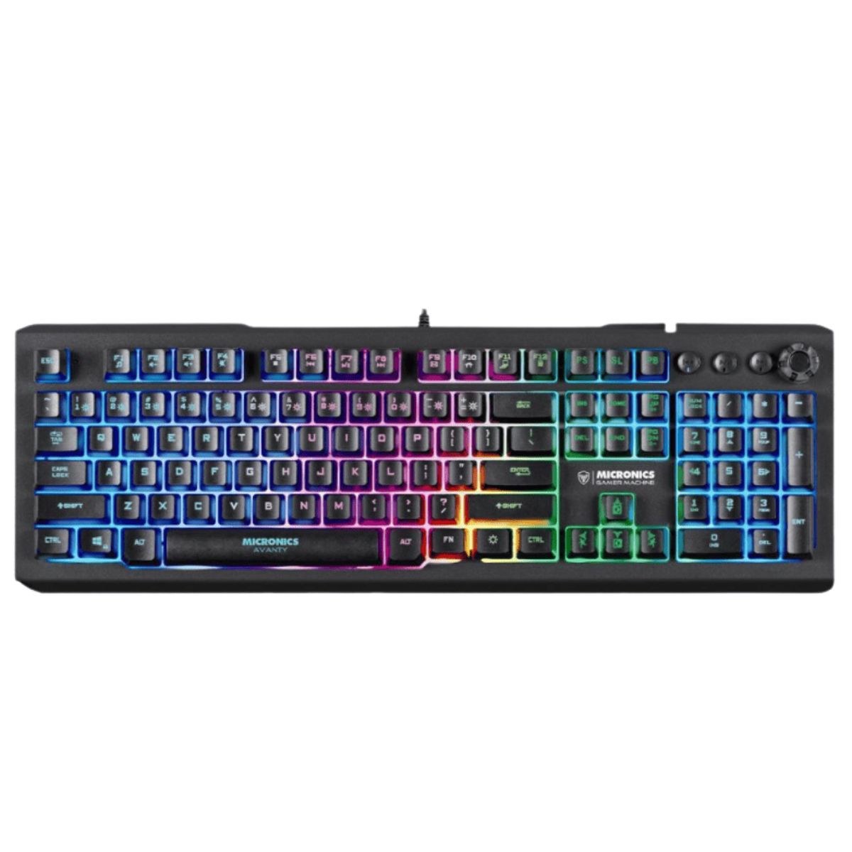 MICRONICS - teclado gamer rgb micronics avanty mic k710