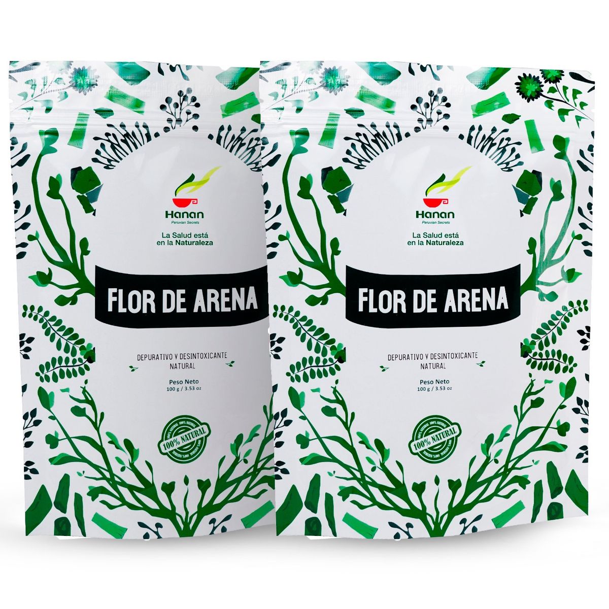 HANAN PERUVIAN SECRETS - Flor de Arena Infusión Hanan Duopack 100 gr