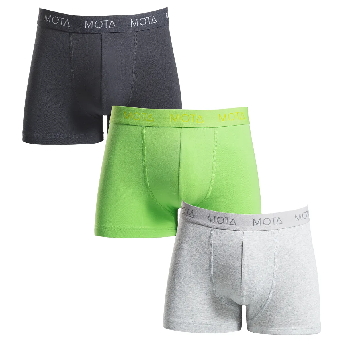 MOTA - Boxer Corto Algodón Pack 3 Hombre MT4045