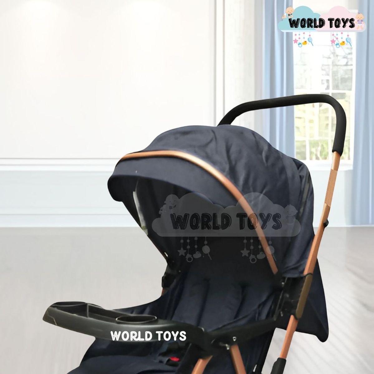 EBABY - Coche Mecedora de Lujo «SEULGI» Black