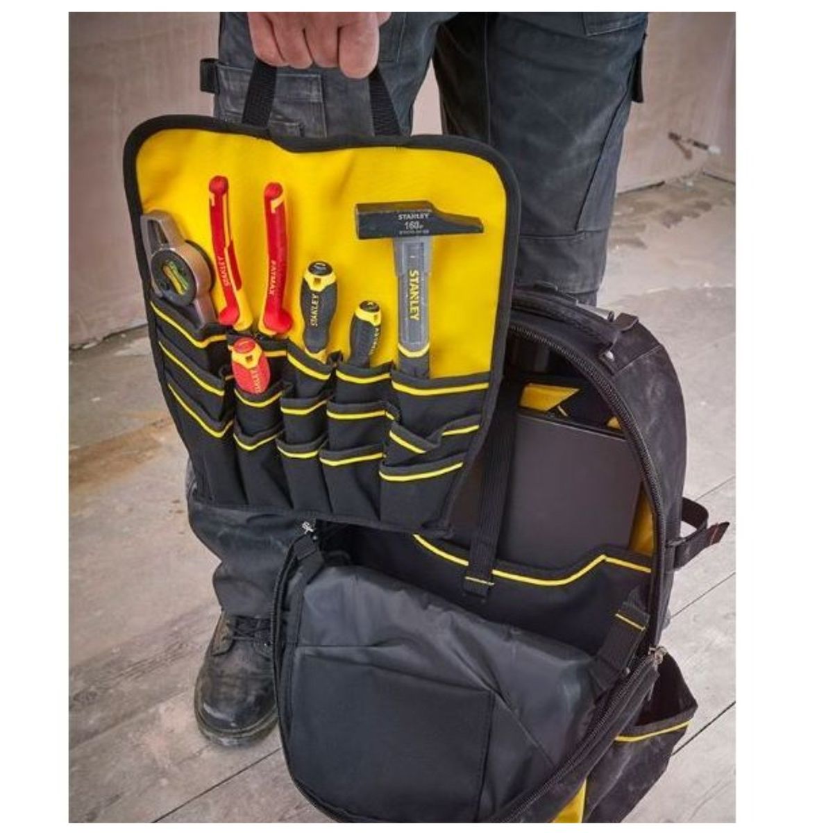 STANLEY - Alicates desarmadores dieléctricos 1000V MOCHILA PORTA HERRAMIENTAS