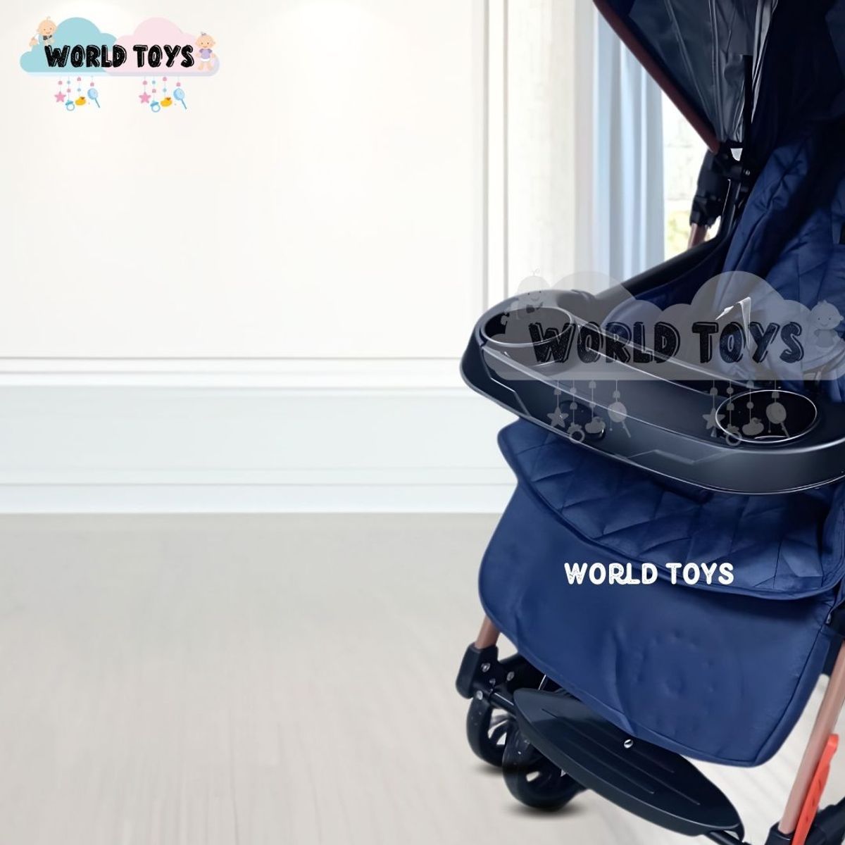 EBABY - Coche Mecedora de Lujo «SEULGI» Blue