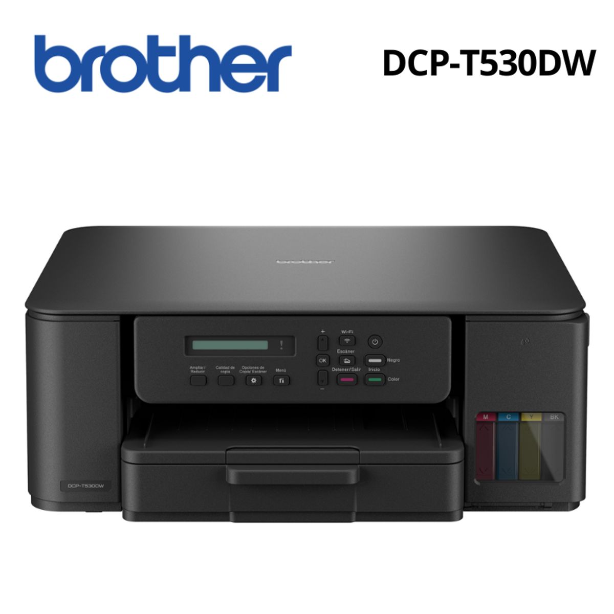 BROTHER - Impresora Multifuncional Brother DCP-T530DW Wifi Duplex