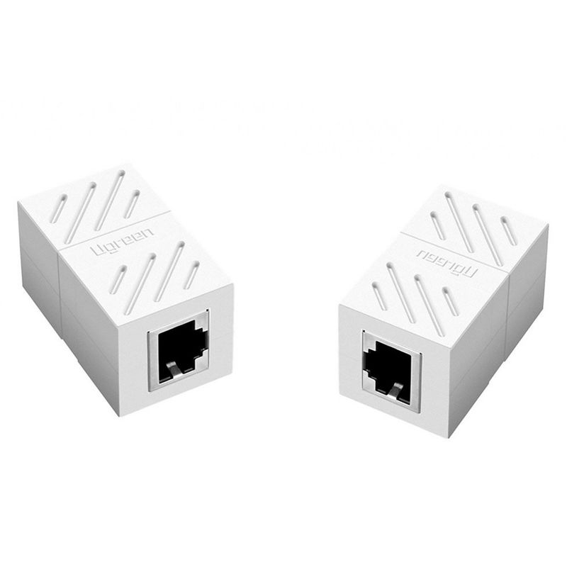 UGREEN - Pack x 2 Adaptador Extensor RJ45 Hembra a Hembra Ethernet Cat 7 Ugreen