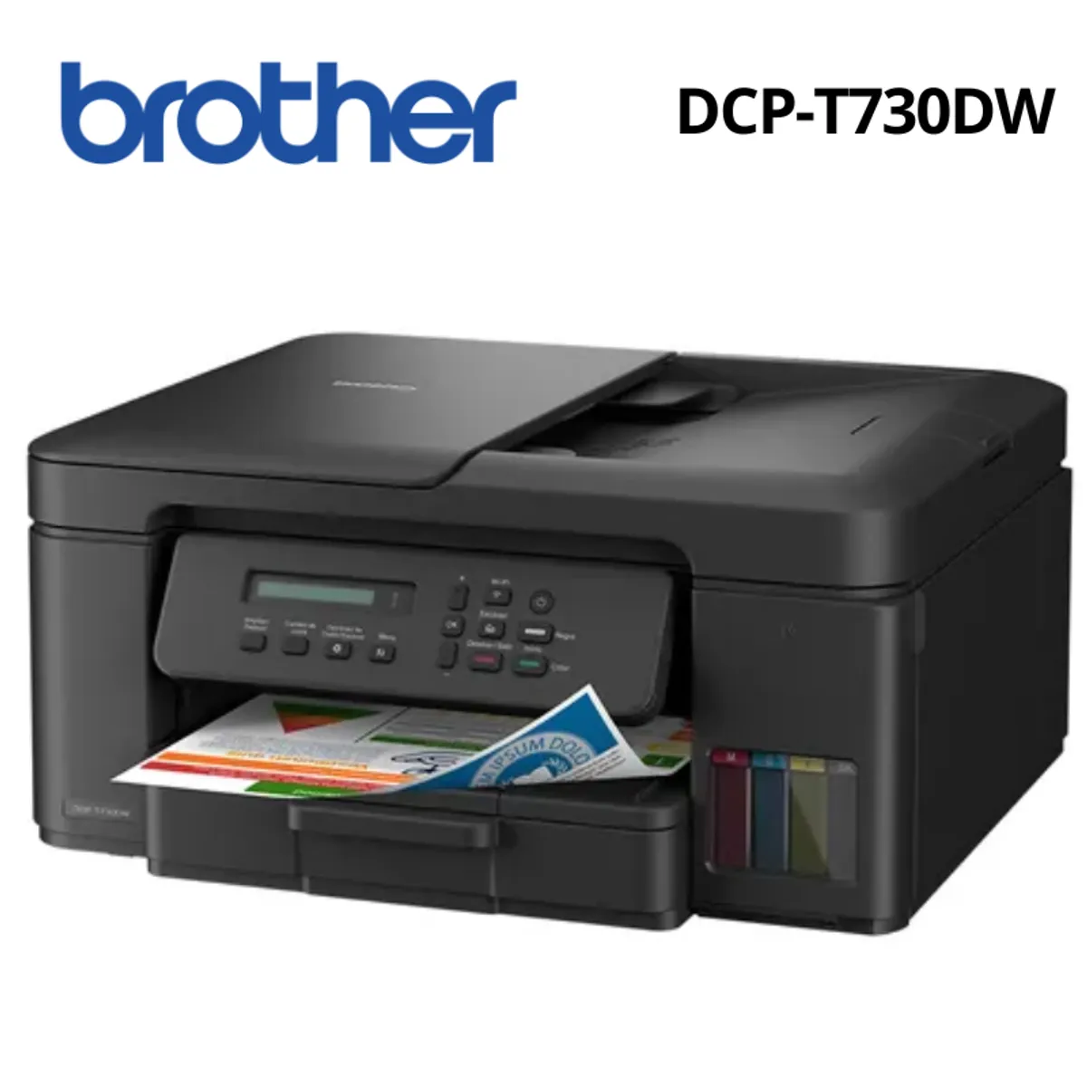 BROTHER - Impresora Multifuncional Brother DCP-T730DW Wifi Duplex ADF