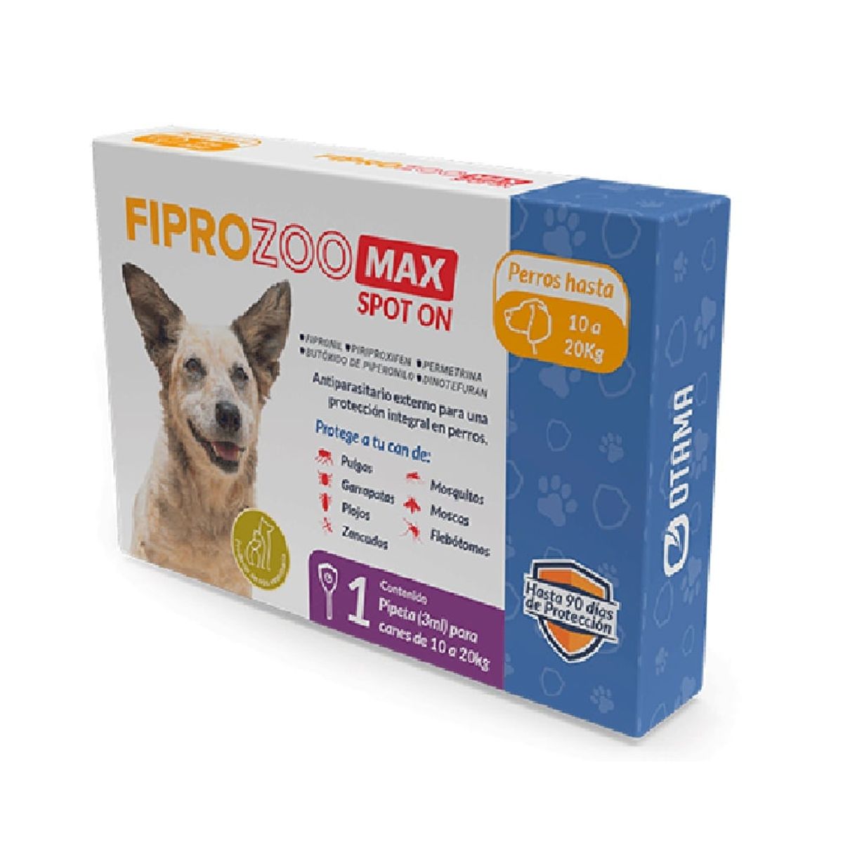 GENERICO - Antiparasitario externo perros 10-20 kg FIPROZOO MAX SPOT ON