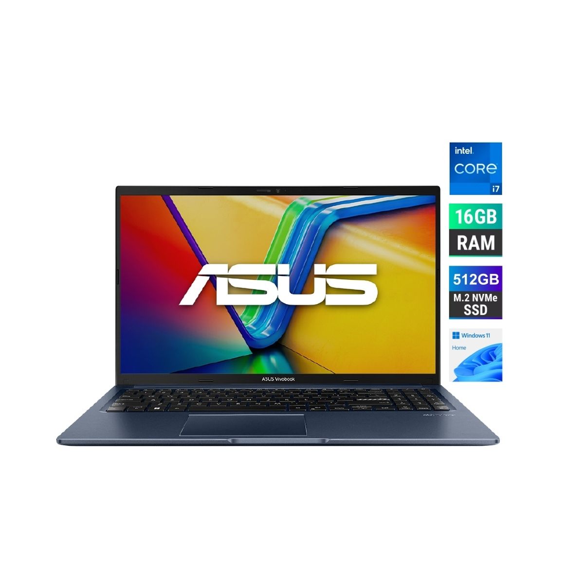 ASUS - Laptop ASUS Vivobook 15 X510 i7 16GB 512GB W11 156