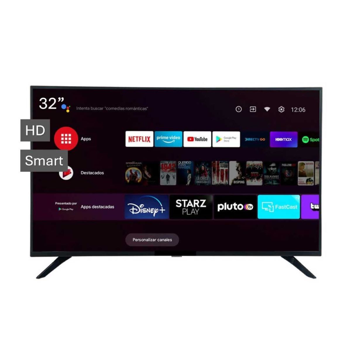 GENERICO - Televisor INNOS S3201KU 32 Smart HD Android Tv