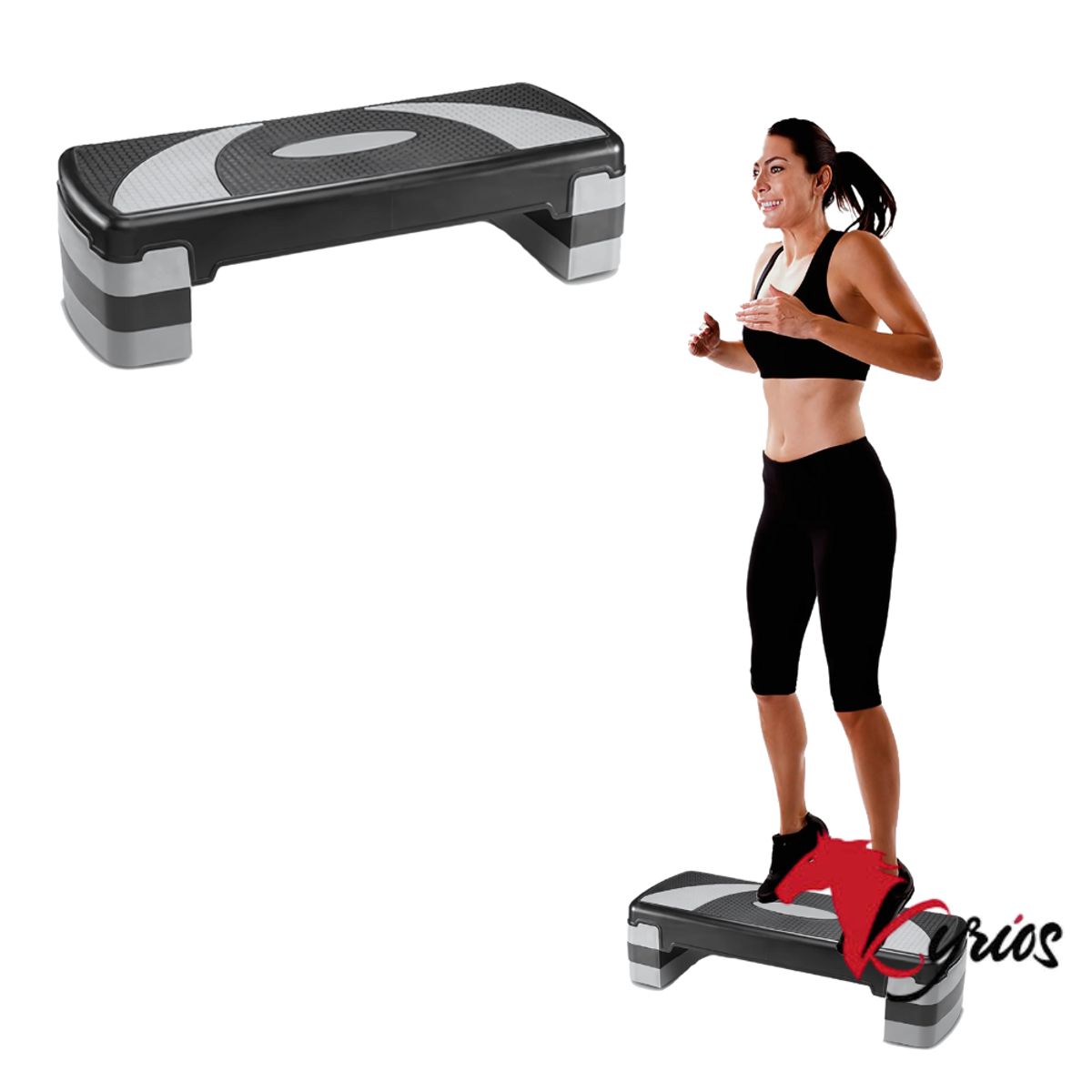 NO LOGO - STEP DE 3 NIVELES IMPORTADO PARA AEROBICOS