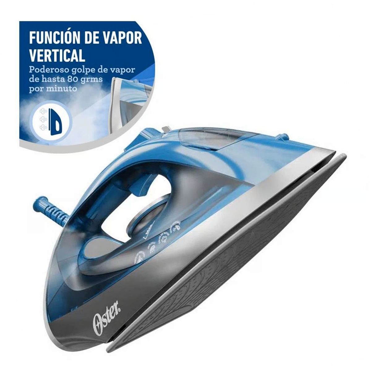 OSTER - Plancha a vapor Oster con suela de cerámica