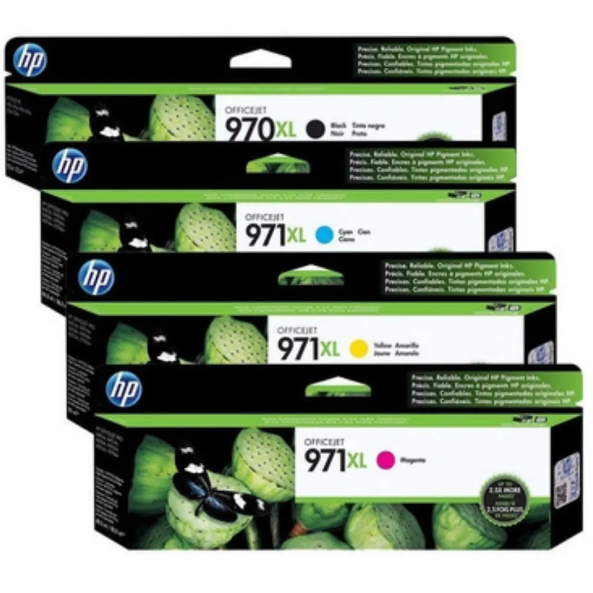 HP - Kit Tinta HP 970XL971XL Cyan Magenta Amarillo Negro Original