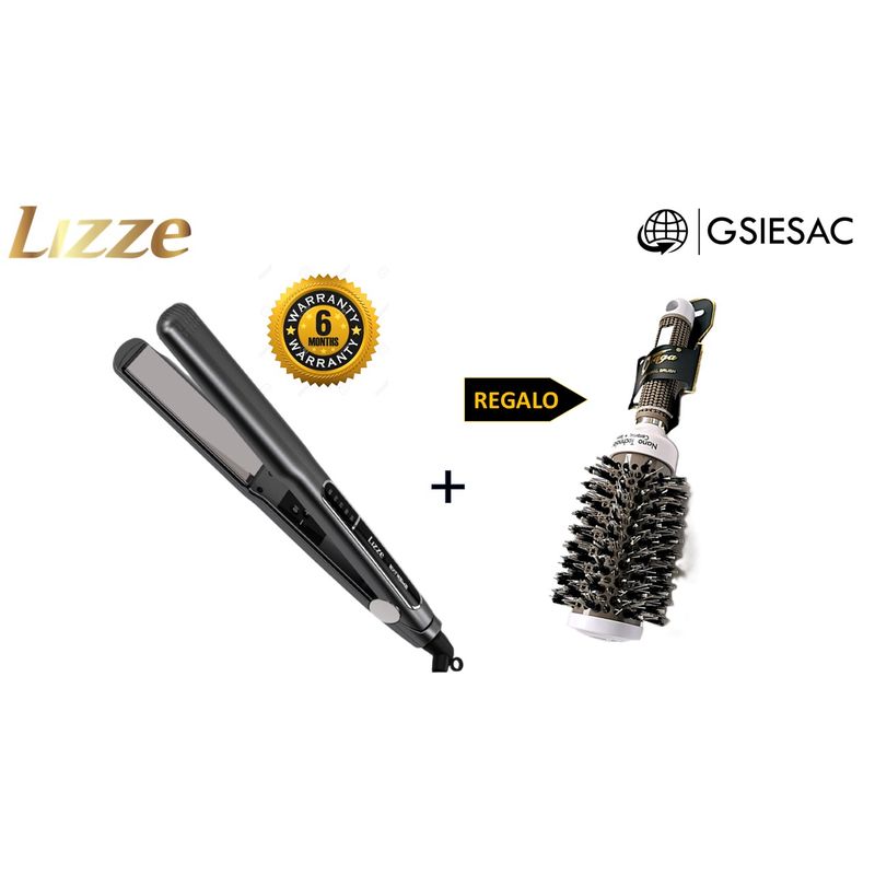 LIZZE - LIZZE PACK PLANCHA PROFESIONAL EXTREME+CEPILLO TERMICO CERAMIC ION N45