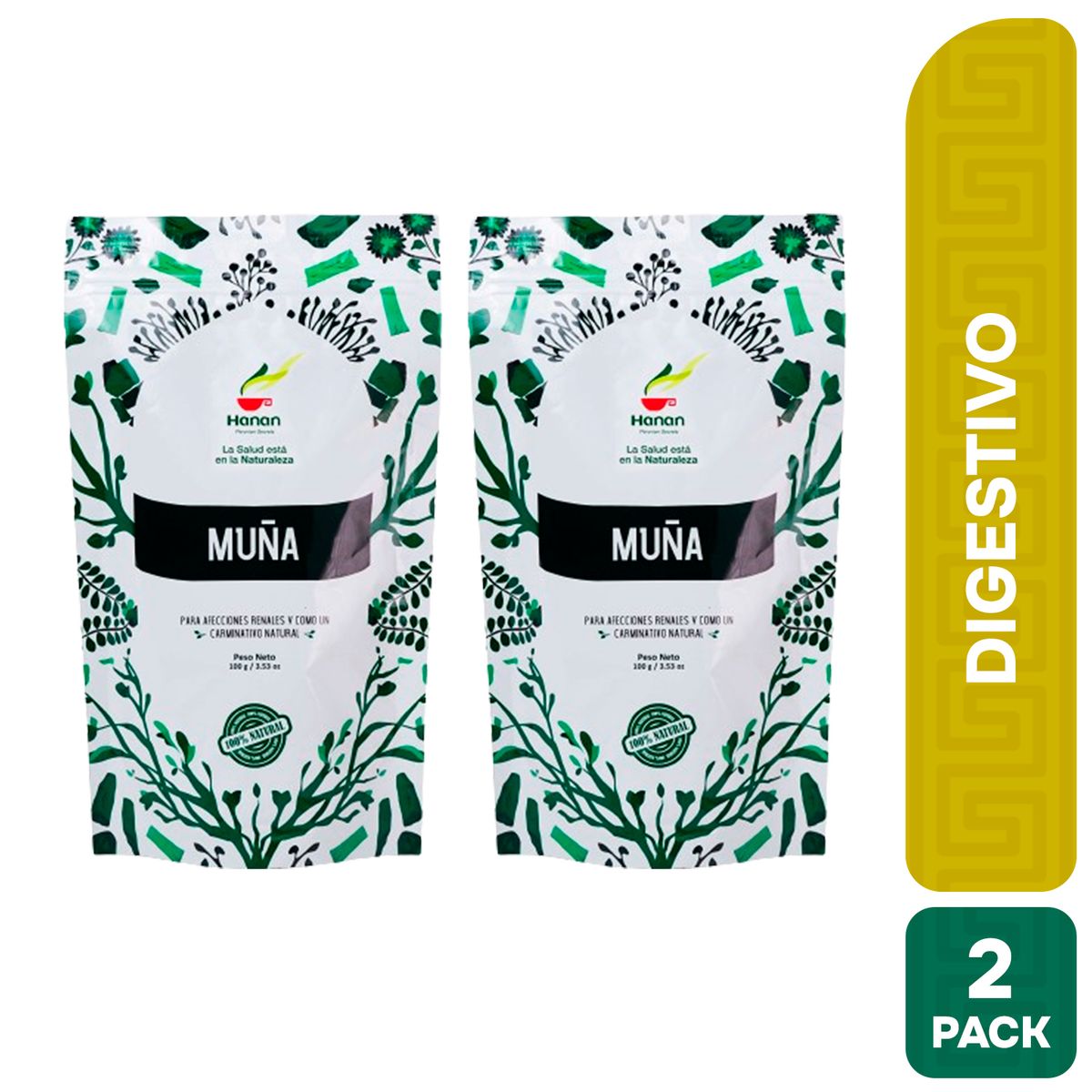 HANAN PERUVIAN SECRETS - Muña Infusión Hanan Duopack 100 gr