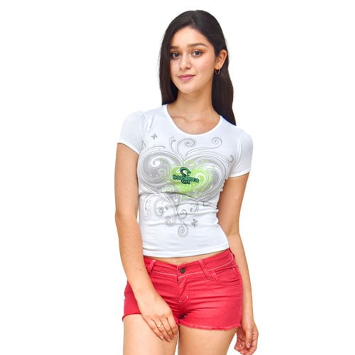 BOABLANCA - Polo de Algodón Peruano para adolescentes con Estampado Frontal Talla standard