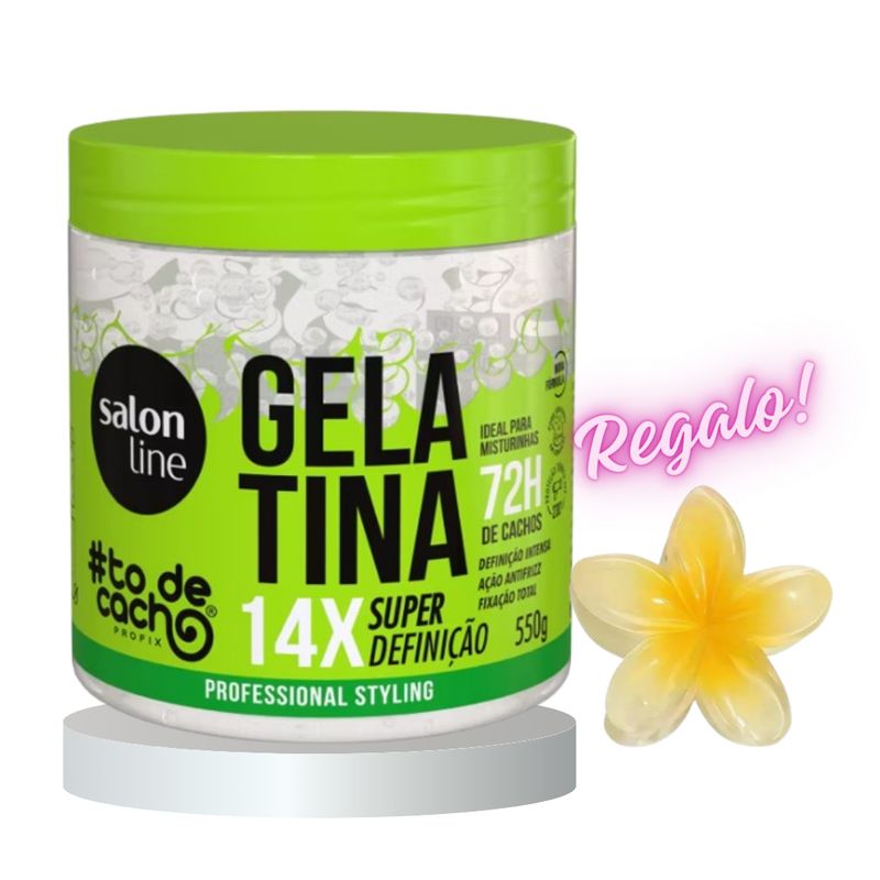 SALON LINE - GELATINA SÚPER DEFINICIÓN todecacho AlTA FIJACIÓN CABELLO RIZADO