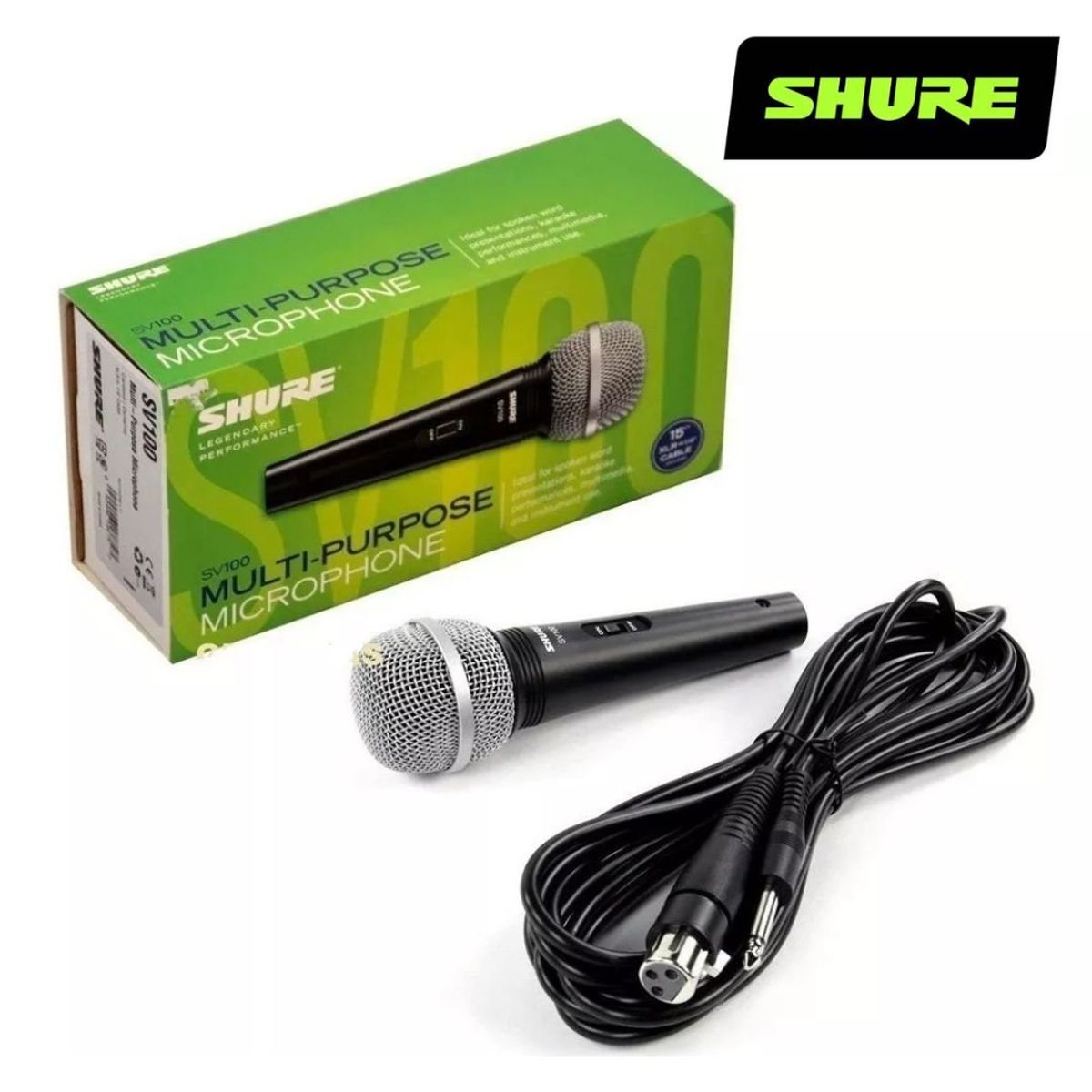 SHURE - Micrófono ORIGINAL Shure SV100 Dinámico