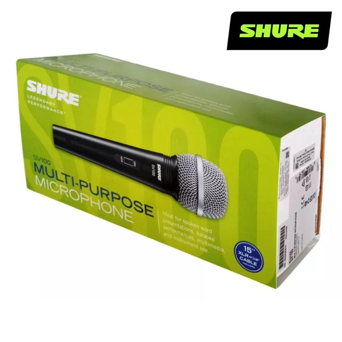 SHURE - Micrófono ORIGINAL Shure SV100 Dinámico