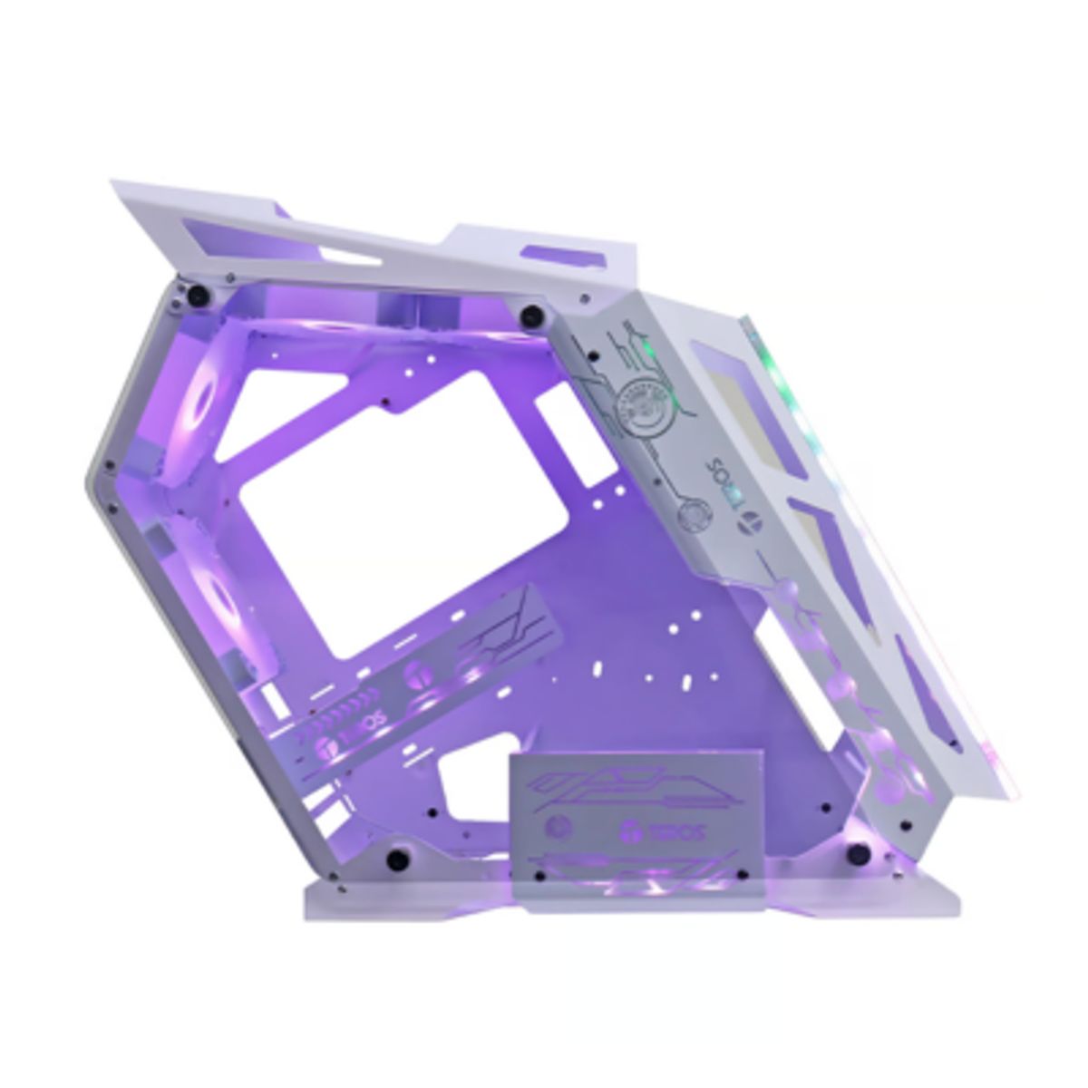 TEROS - Case gamer TEROS TE-1311G, Mid Tower, USB 3.0 /USB 2.0 ventilador ARGB