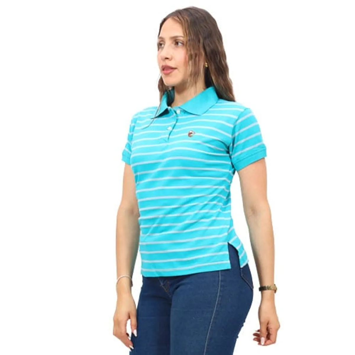 BOABLANCA - Polo 100%  Algodón Piqué Peruano para Dama – Estilo Clásico con Toque Moderno