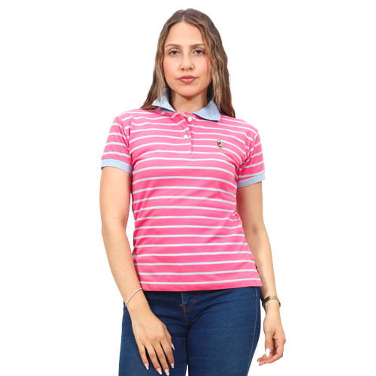 BOABLANCA - Polo 100%  Algodón Piqué Peruano para Dama – Estilo Clásico con Toque Moderno