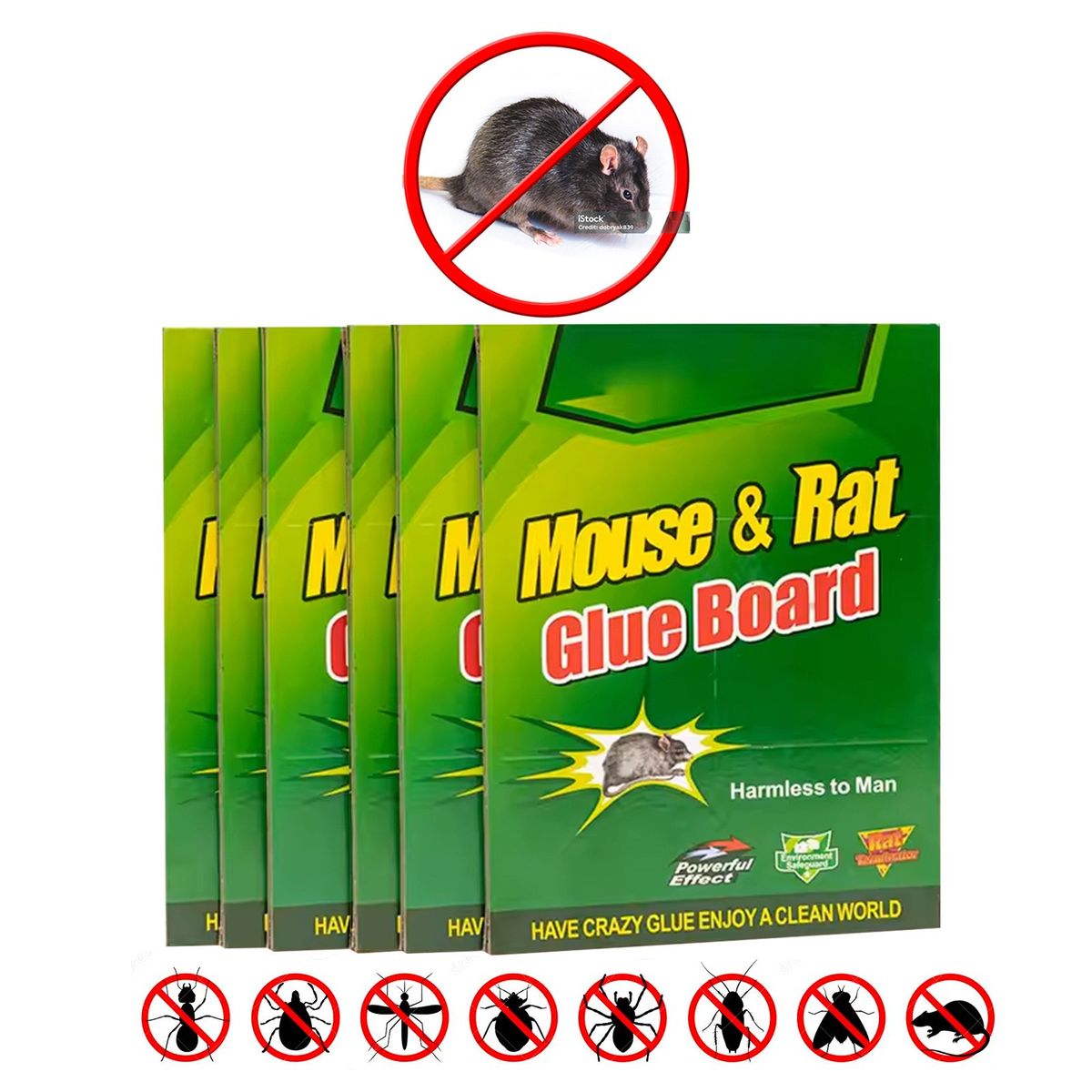 GENERICO - Pega Rata PACK 6 UNID.