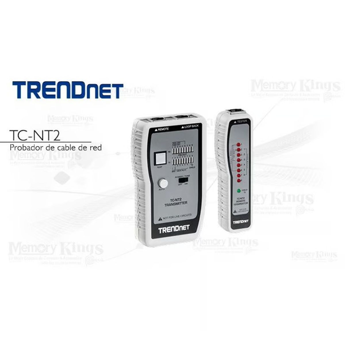 TRENDNET - Cable Tester de Red Trendnet Tc Nt2 testeador de cable