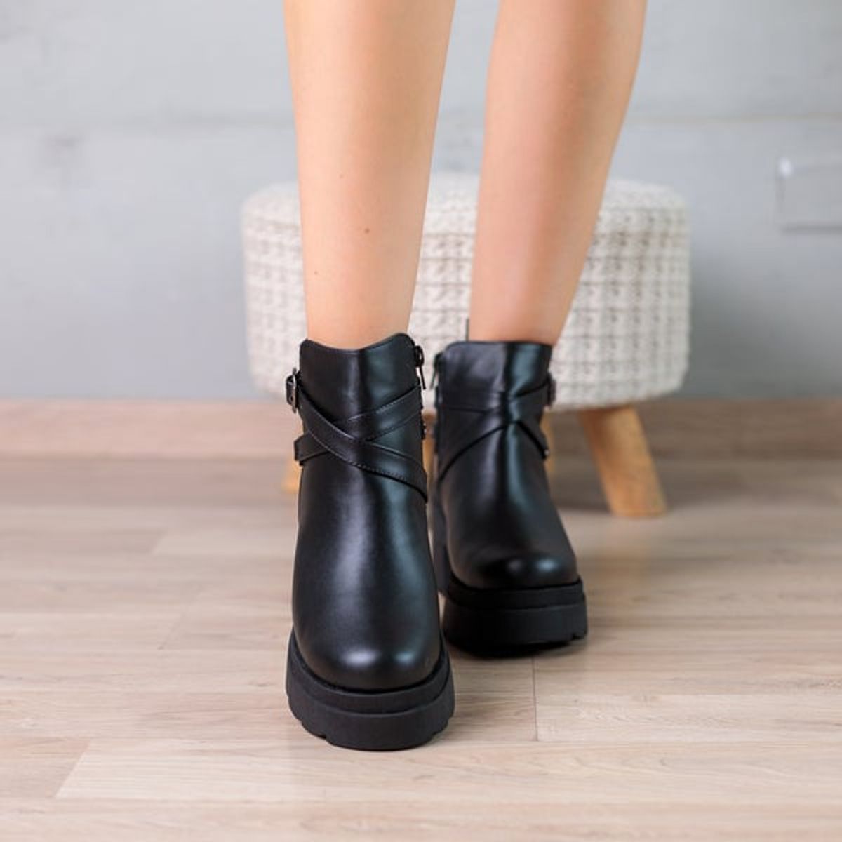 NEBULA - Botas Dania - Negro