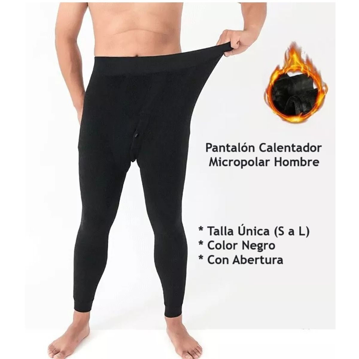 OEM - PANTALÓN HOMBRE CALENTADOR TÉRMICO INVIERNO VIAJE MINA