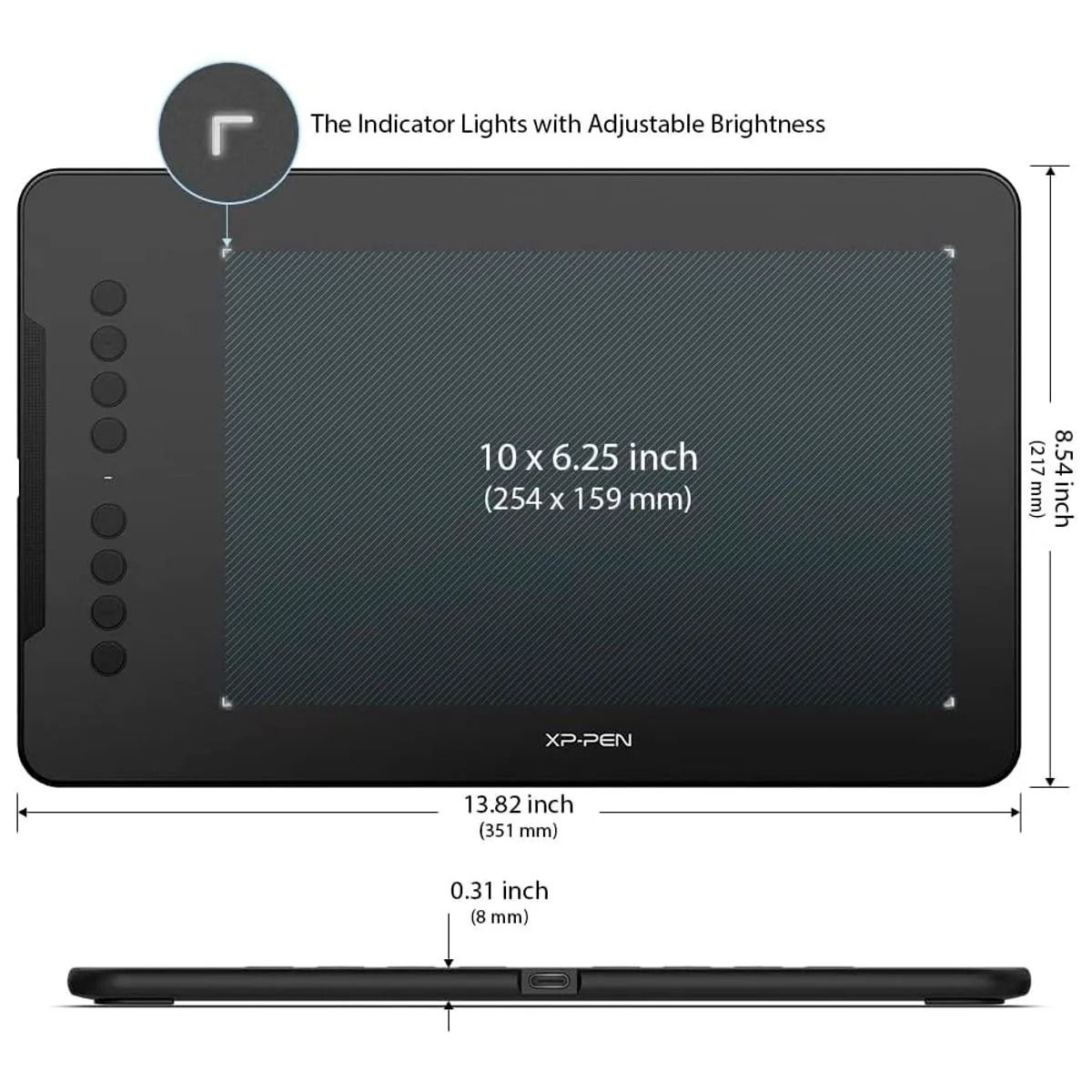 XP PEN - Tableta Grafica Xp-pen Deco 01 V3 Negro