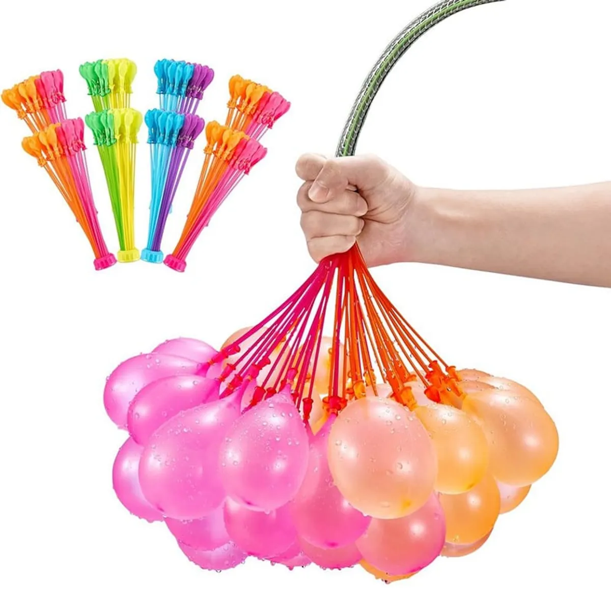 GENERICO - Set de 3 Ramillete de globos de agua mágicas set de 37 pcs