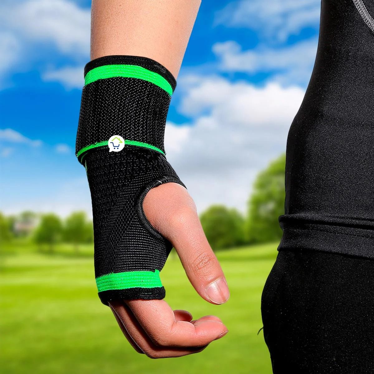 OEM - 1 Muñequera Deportiva de Compresión para Esguince con Velcro