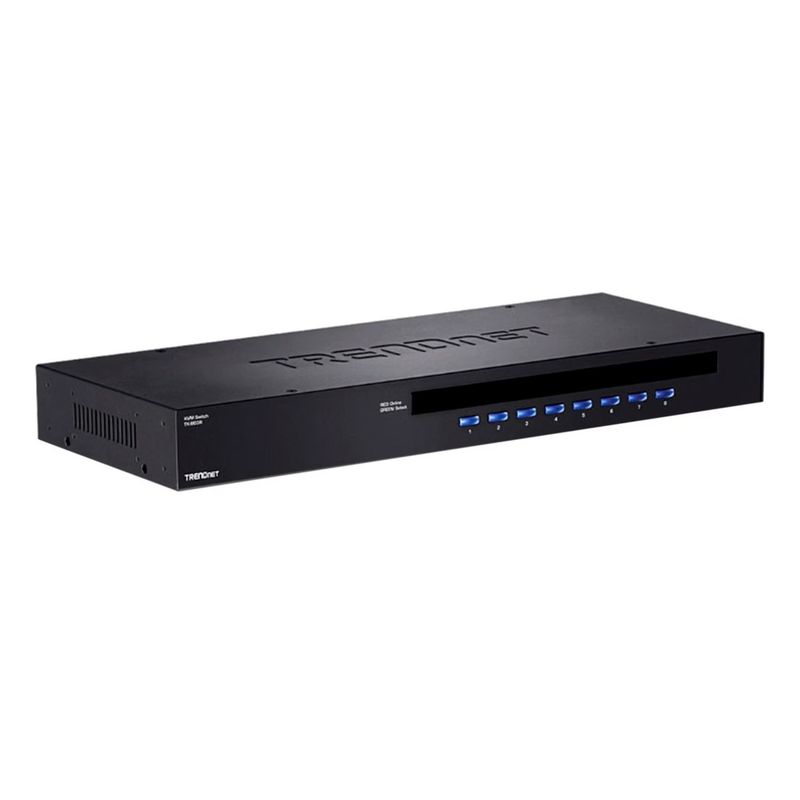 TRENDNET - SWITCH KVM TRENDNET PARA RACK 8 PUERTOS VGAUSB PN TK-803R