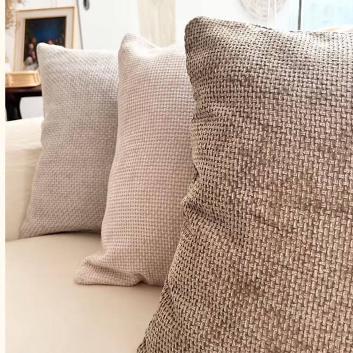 GENERICO - Cojín Sydney beige claro