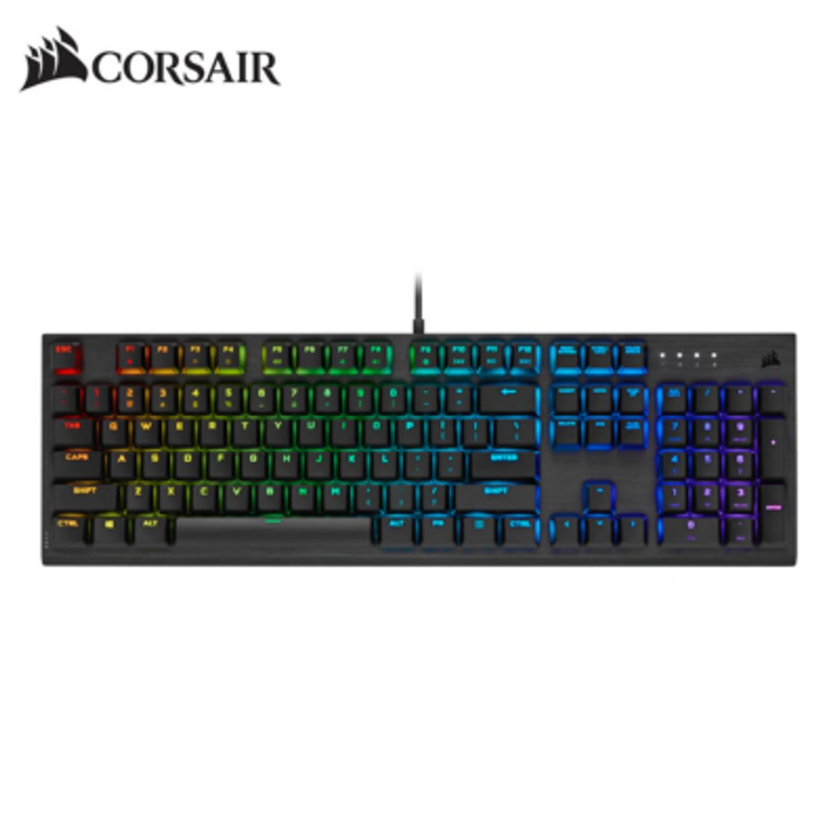 CORSAIR - El teclado mecánico de juego CORSAIR K60 RGB PRO LOW PROFILE - CHERRY MX Low Profile Speed